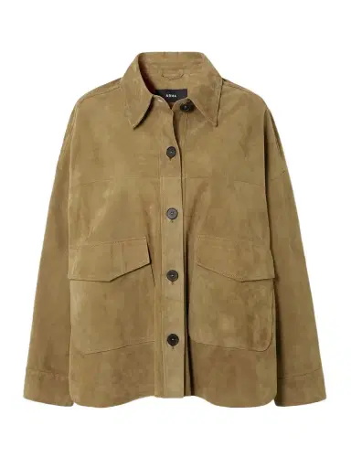 ARMA Kaylee Oversized Paneled Suede Jacket | Thumbnail 1 ARMA Kaylee Oversized Paneled Suede Jacket | Thumbnail 1