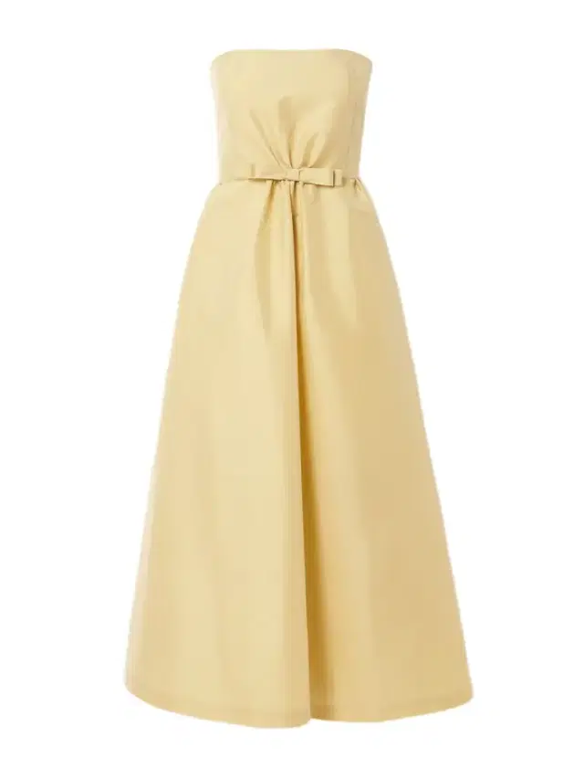 Bodette Strapless Bow-detailed Taffeta Midi Dress