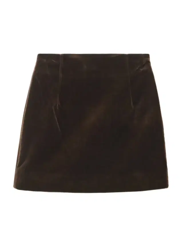 Vera Cotton-velvet Mini Skirt