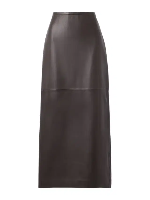 Paneled Leather Maxi Skirt