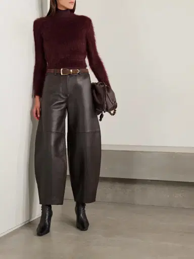 Co Paneled Leather Barrel-leg Pants | Thumbnail 2