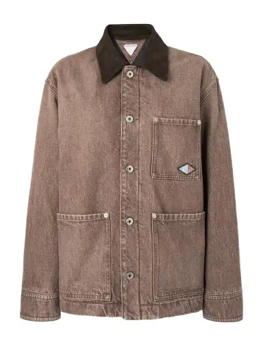 Bottega Veneta Appliquéd Suede-trimmed Denim Jacket | Thumbnail 1 Bottega Veneta Appliquéd Suede-trimmed Denim Jacket | Thumbnail 1