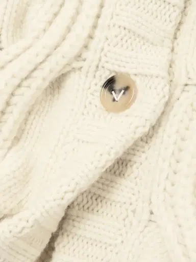 Bottega Veneta Cropped Cable-knit Wool Cardigan | Thumbnail 4 Bottega Veneta Cropped Cable-knit Wool Cardigan | Thumbnail 4