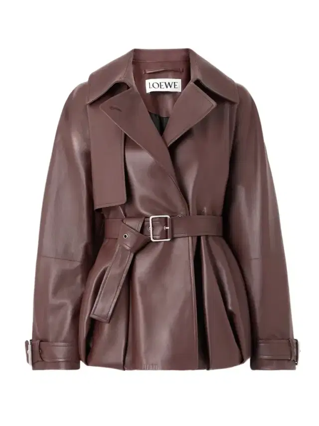 Belted Leather Jacket