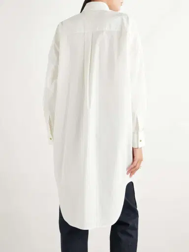 Bottega Veneta Cotton-blend Poplin Tunic | Thumbnail 4
