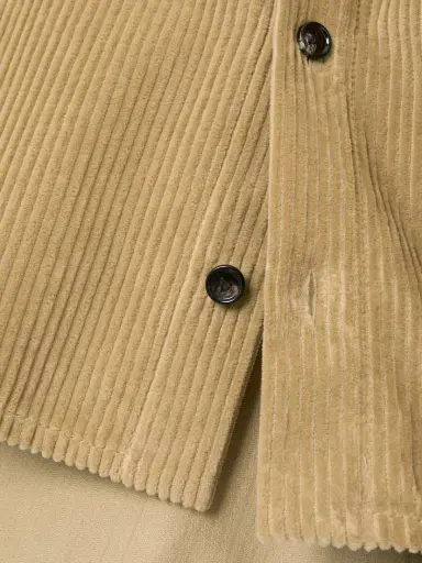 Bottega Veneta Leather-trimmed Cotton-corduroy Shirt | Thumbnail 4 Bottega Veneta Leather-trimmed Cotton-corduroy Shirt | Thumbnail 4