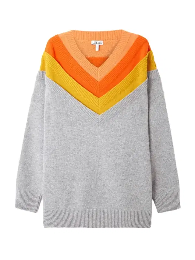 Layered Wool-blend Sweater