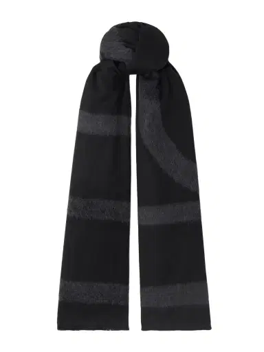 TOTEME Intarsia-knit Wool-blend Scarf | Thumbnail 1 TOTEME Intarsia-knit Wool-blend Scarf | Thumbnail 1
