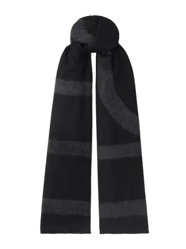 Intarsia-knit Wool-blend Scarf