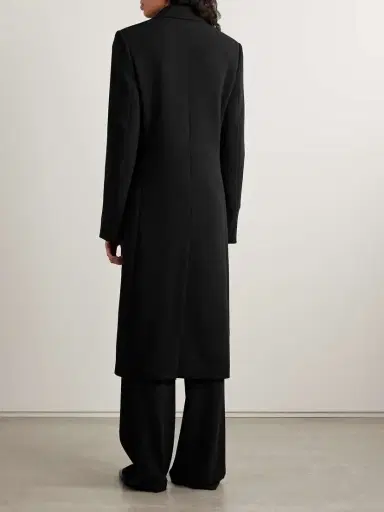 The Row Cerys Wool-blend Crepe Coat | Thumbnail 4