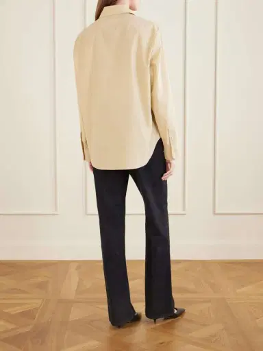The Row Margan Oversized Cotton Shirt | Thumbnail 4 The Row Margan Oversized Cotton Shirt | Thumbnail 4
