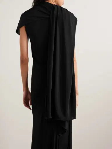The Row Isadra Draped Crepe-jersey Top | Thumbnail 4 The Row Isadra Draped Crepe-jersey Top | Thumbnail 4