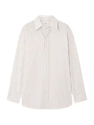 Saint Laurent Oversized Striped Cotton-poplin Shirt | Thumbnail 1 Saint Laurent Oversized Striped Cotton-poplin Shirt | Thumbnail 1