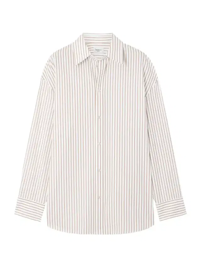 Oversized Striped Cotton-poplin Shirt