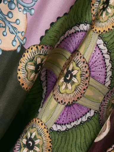 La DoubleJ Icon Magnifico Printed Silk-twill Maxi Dress | Thumbnail 5