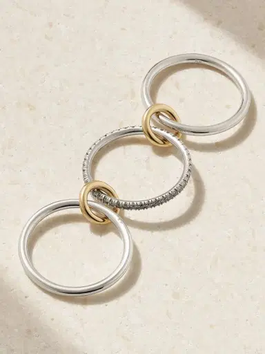 Spinelli Kilcollin Sonny Sterling Silver And 18-karat Gold Diamond Ring | Thumbnail 3 Spinelli Kilcollin Sonny Sterling Silver And 18-karat Gold Diamond Ring | Thumbnail 3