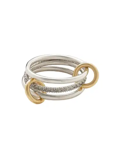 Spinelli Kilcollin Sonny Sterling Silver And 18-karat Gold Diamond Ring | Thumbnail 1 Spinelli Kilcollin Sonny Sterling Silver And 18-karat Gold Diamond Ring | Thumbnail 1