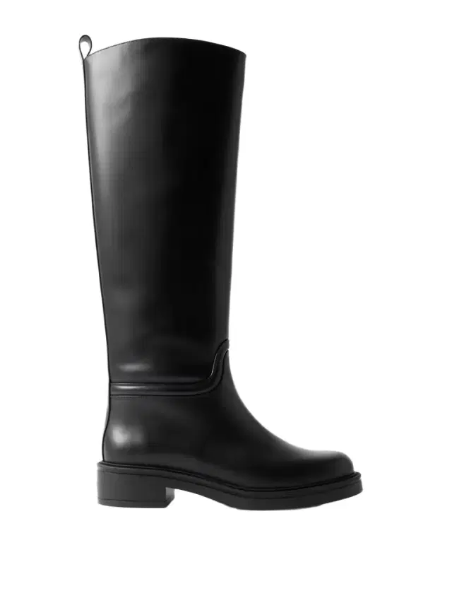 Celia Riding Leather Knee Boots