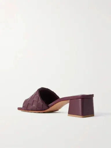 Bottega Veneta Riva Intrecciato Leather Mules | Thumbnail 3