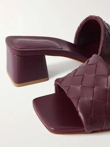 Bottega Veneta Riva Intrecciato Leather Mules | Thumbnail 4