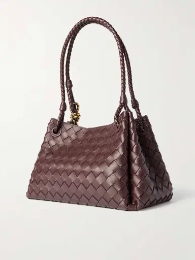 Bottega Veneta Parachute Medium Intrecciato Leather Shoulder Bag | Thumbnail 3 Bottega Veneta Parachute Medium Intrecciato Leather Shoulder Bag | Thumbnail 3