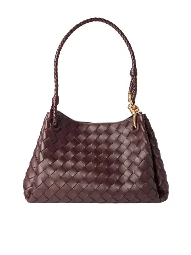 Bottega Veneta Parachute Medium Intrecciato Leather Shoulder Bag | Thumbnail 1 Bottega Veneta Parachute Medium Intrecciato Leather Shoulder Bag | Thumbnail 1