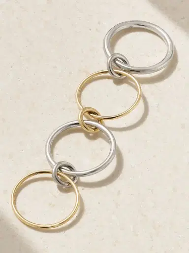 Spinelli Kilcollin Pisces 18-karat Gold And Sterling Silver Ring | Thumbnail 3 Spinelli Kilcollin Pisces 18-karat Gold And Sterling Silver Ring | Thumbnail 3