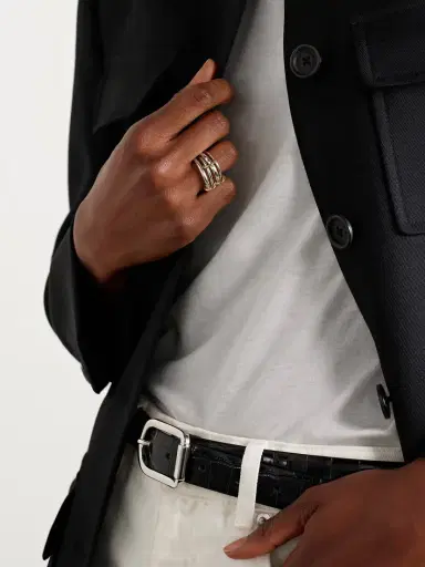 Spinelli Kilcollin Cici Petite Sterling Silver And 18-karat Gold Ring | Thumbnail 2
