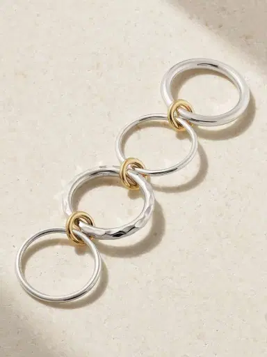Spinelli Kilcollin Cici Petite Sterling Silver And 18-karat Gold Ring | Thumbnail 3