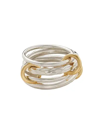 Spinelli Kilcollin Cici Petite Sterling Silver And 18-karat Gold Ring | Thumbnail 1
