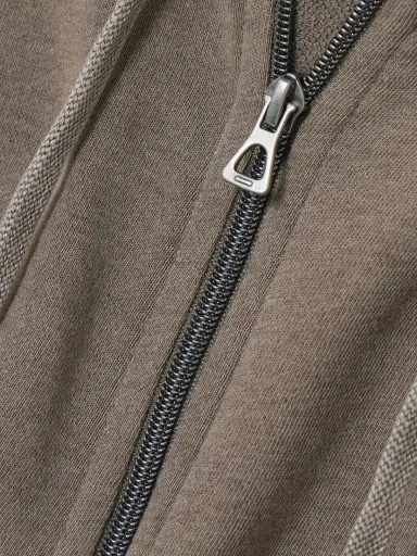 James Perse Vintage French Cotton-terry Hoodie | Thumbnail 4 James Perse Vintage French Cotton-terry Hoodie | Thumbnail 4
