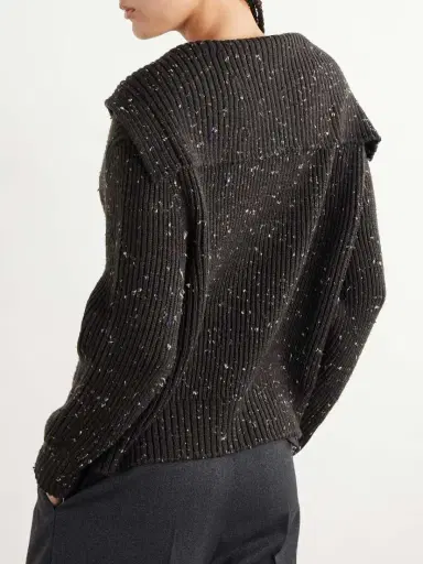 Bottega Veneta Ribbed Wool-blend Cardigan | Thumbnail 3