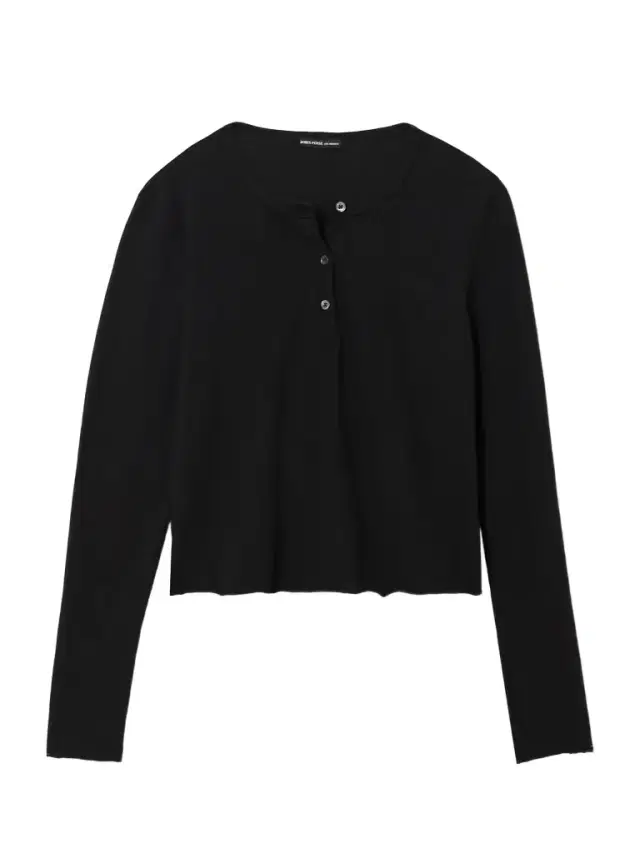 Slub Cotton-jersey Henley Top