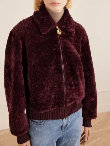 Joseph Shearling Bomber Jacket | Thumbnail 3 Joseph Shearling Bomber Jacket | Thumbnail 3