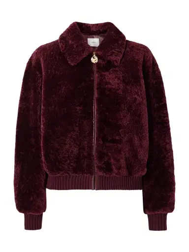 Joseph Shearling Bomber Jacket | Thumbnail 1 Joseph Shearling Bomber Jacket | Thumbnail 1