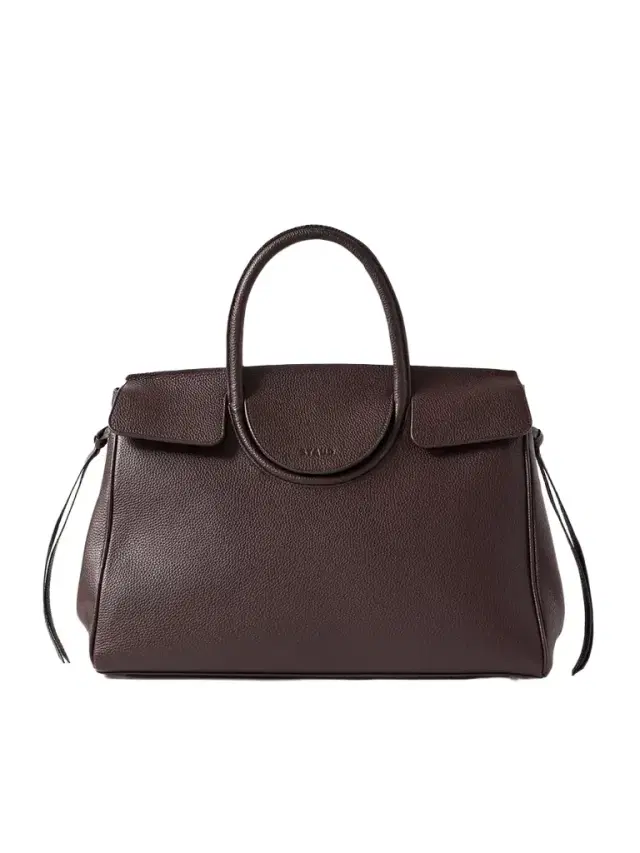 Maude Textured-leather Tote