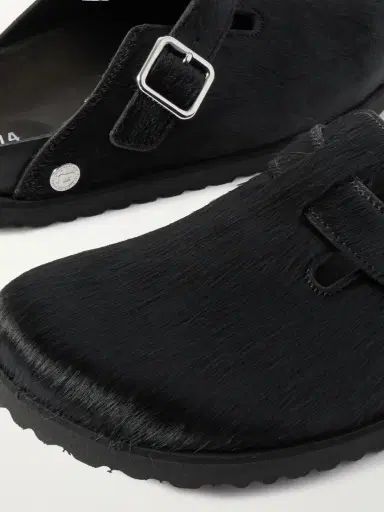 Birkenstock 1774 Boston Buckled Cow Hair Clogs | Thumbnail 4