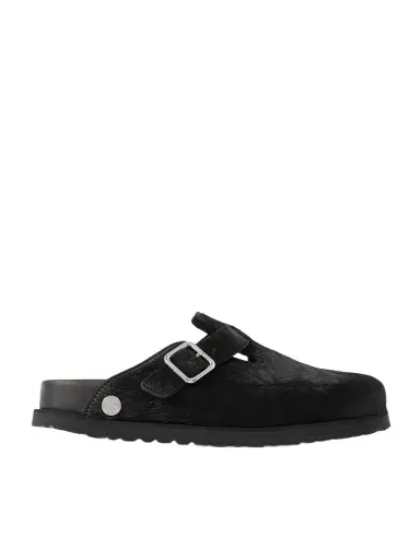 Birkenstock 1774 Boston Buckled Cow Hair Clogs | Thumbnail 1