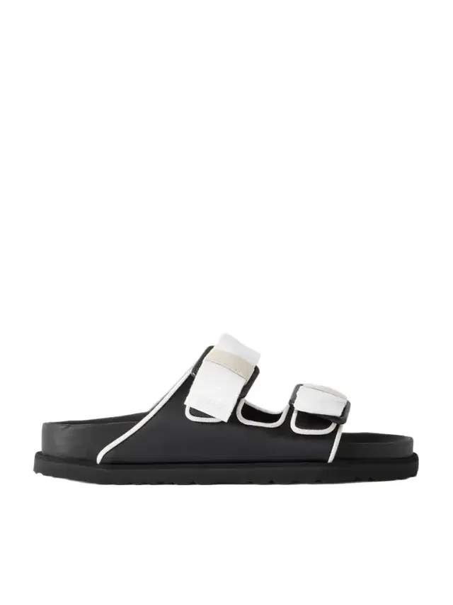 Arizona Bow-detailed Grosgrain-trimmed Satin Sandals