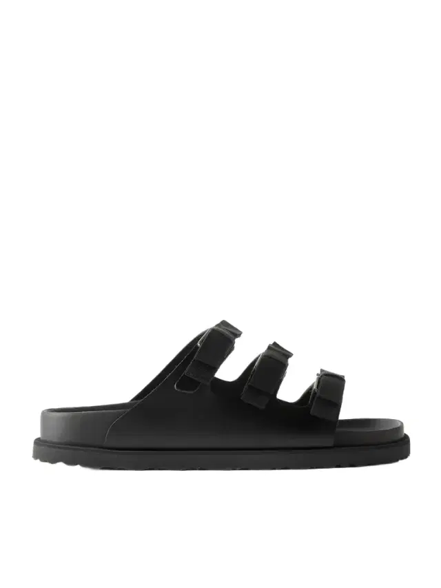Florida Bow-detailed Leather Sandals