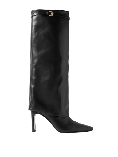 Staud Wally Buckled Leather Knee Boots | Thumbnail 1