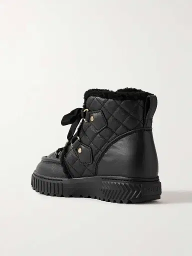 Sorel One Alpine Lux Fleece-lined Quilted Leather Ankle Boots | Thumbnail 3
