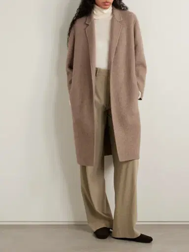 The Row Fedra Cashmere And Cotton-blend Coat | Thumbnail 2 The Row Fedra Cashmere And Cotton-blend Coat | Thumbnail 2