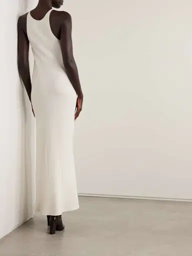 The Row Johanne Silk-crepe Maxi Dress | Thumbnail 3