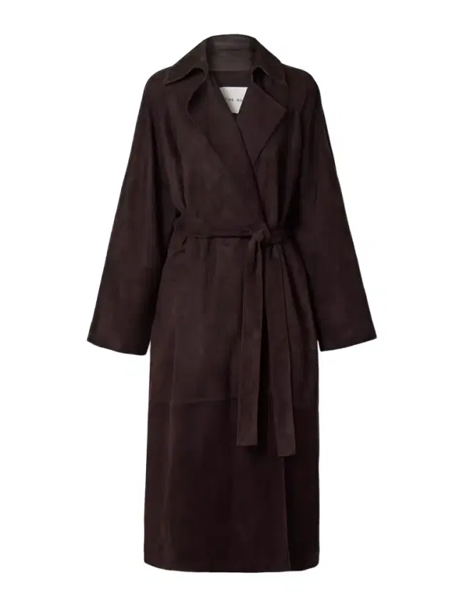 Solana Suede Trench Coat