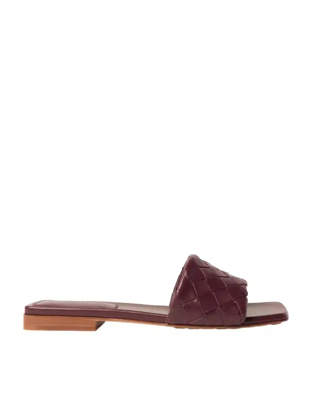Parco Intrecciato Leather Slides