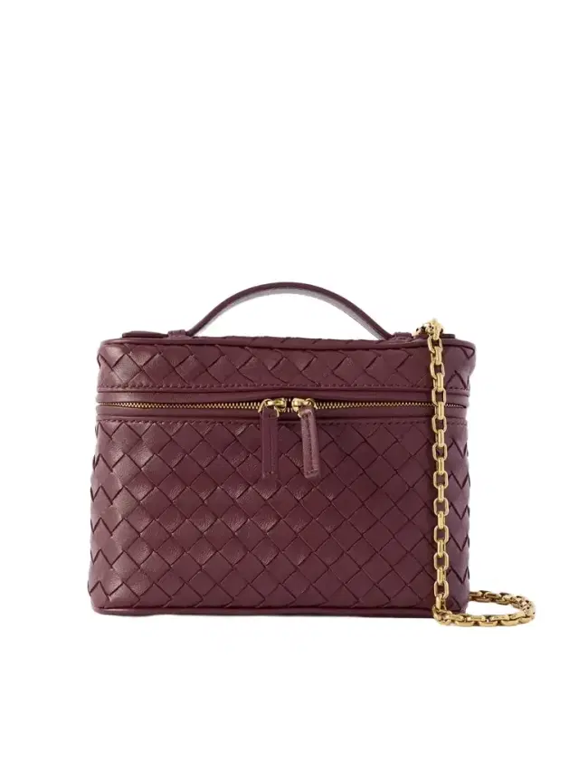 Bang Bang Small Intrecciato Leather Tote