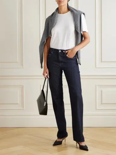 TOTEME Low-rise Straight-leg Organic Jeans | Thumbnail 2 TOTEME Low-rise Straight-leg Organic Jeans | Thumbnail 2