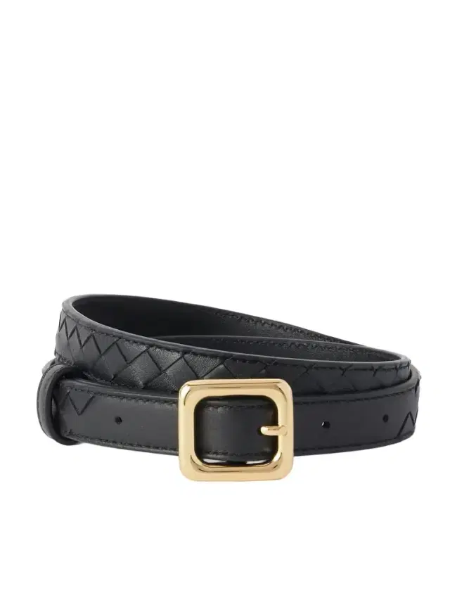 Intrecciato Leather Belt