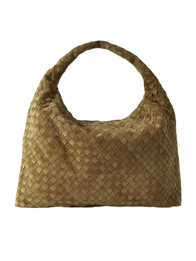 Hop Large Intrecciato Suede Tote